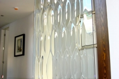 Textured-glass-partition