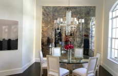 Dining Room - Antique Mirrored Wall