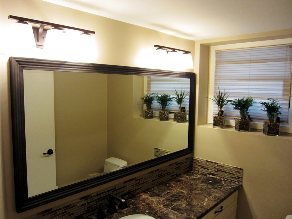 Framed-vanity-mirror