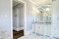 Custom vanity mirrors fitting in frames