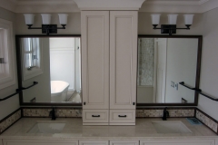Framed-vanity-mirrors-with-oil-rubbed-bronze-frames