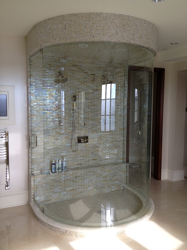 shower doors frameless glass door circular bathroom round mirrors showers mirror bath calgary half glasses