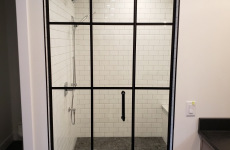 Frameless shower doors in Calgary