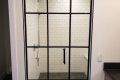 Frameless shower doors in Calgary