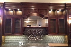 Antique frameless mirror