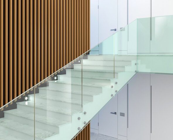 Glass railings