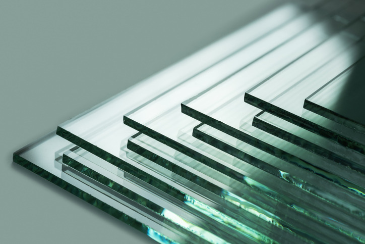 Pile of glass.