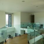 Glass railings at home