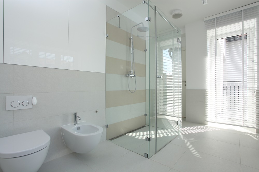 Design Your Shower Enclosure With Back Painted Glass To Eliminate Grout Lines - House of Mirrors - Back Painted Glass
