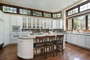 Enhance Your Kitchen by Adding an Architectural Pattern Glass to Your Cabinet Doors - House of Mirrors - Mirrors and Glass Calgary
