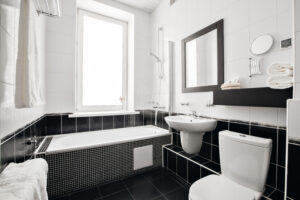Need Privacy? Frosted Glass is an Excellent Solution for Bathrooms.