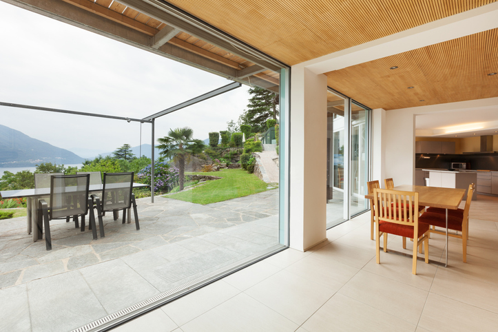 Glass room patio