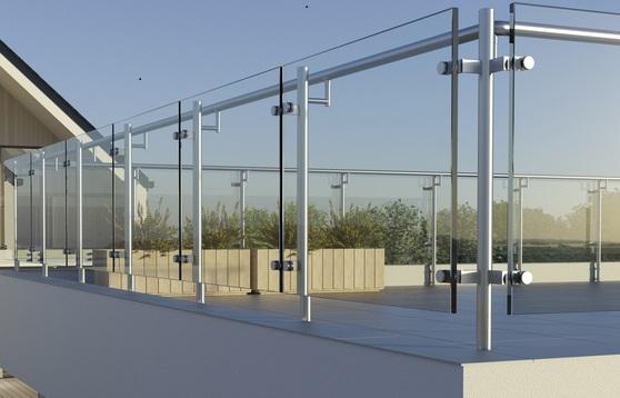 Pros and cons of glass railings in maintaining scenic views.